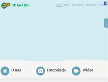 Tablet Screenshot of miko-tur.pl